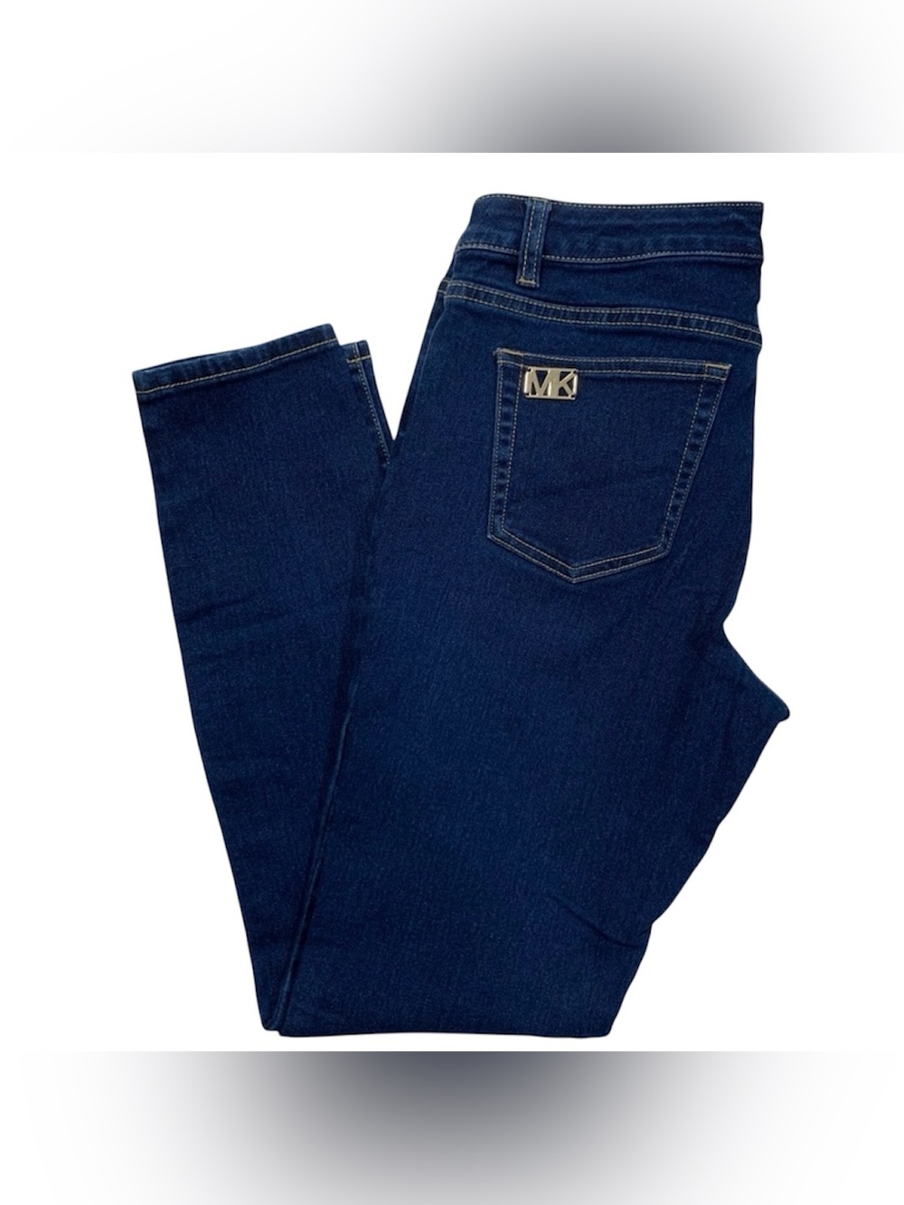 MICHAEL Michael Kors Izzy Selma Dark Wash Denim Indigo Skinny Jeans
